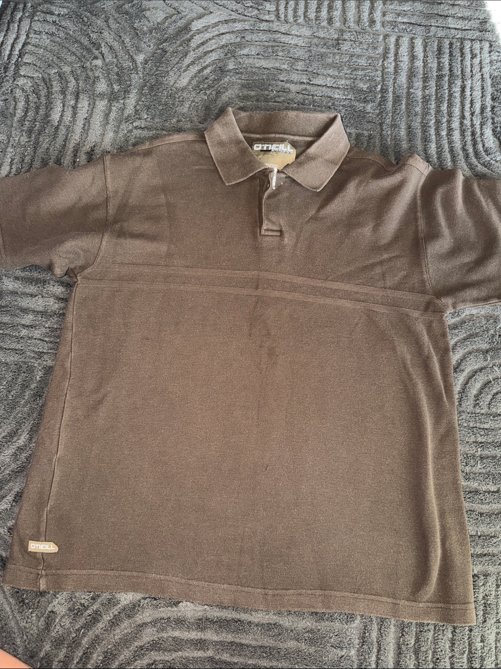 O'Neill Men's Chocolate Brown Polo Shirt